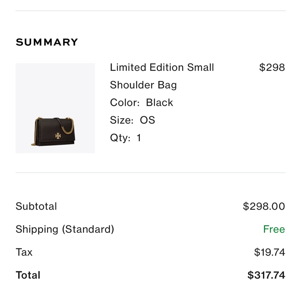 Tory Burch Black and Gold Crossbody Bag with Chain Strap - Picture 7 of 7